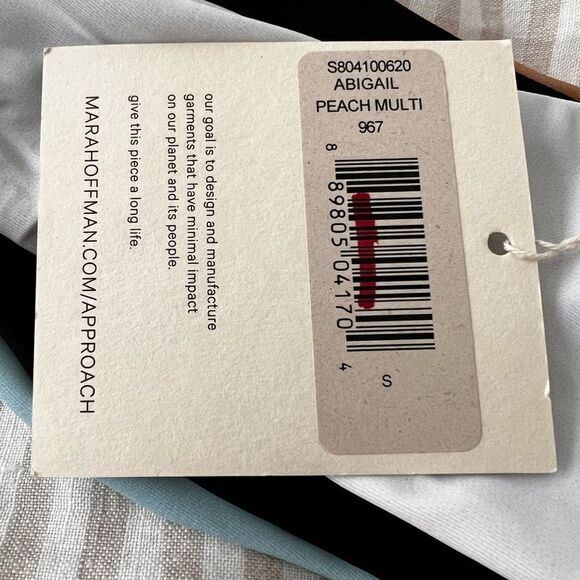 ABIGAIL peach multi bikini top MARA HOFFMAN ✨✨✨ - Picture 6 of 7